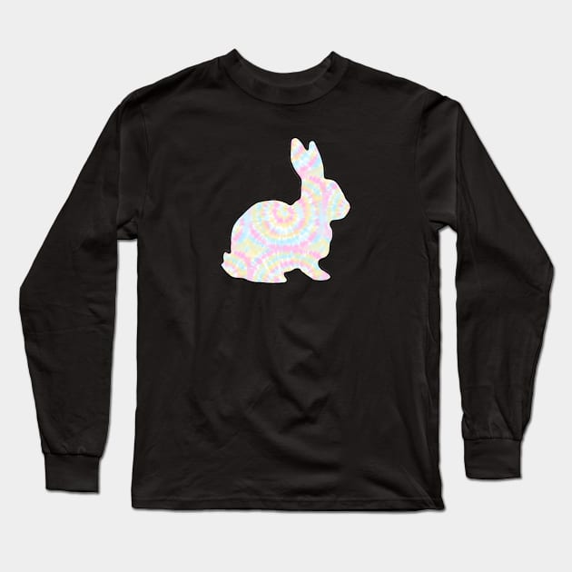 Rainbow Tie Dye Show Rabbit - NOT FOR RESALE WITHOUT PERMISSION Long Sleeve T-Shirt by l-oh